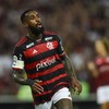 Gerson com a braçadeira de capitão do Flamengo - Marcelo Cortes / Flamengo
