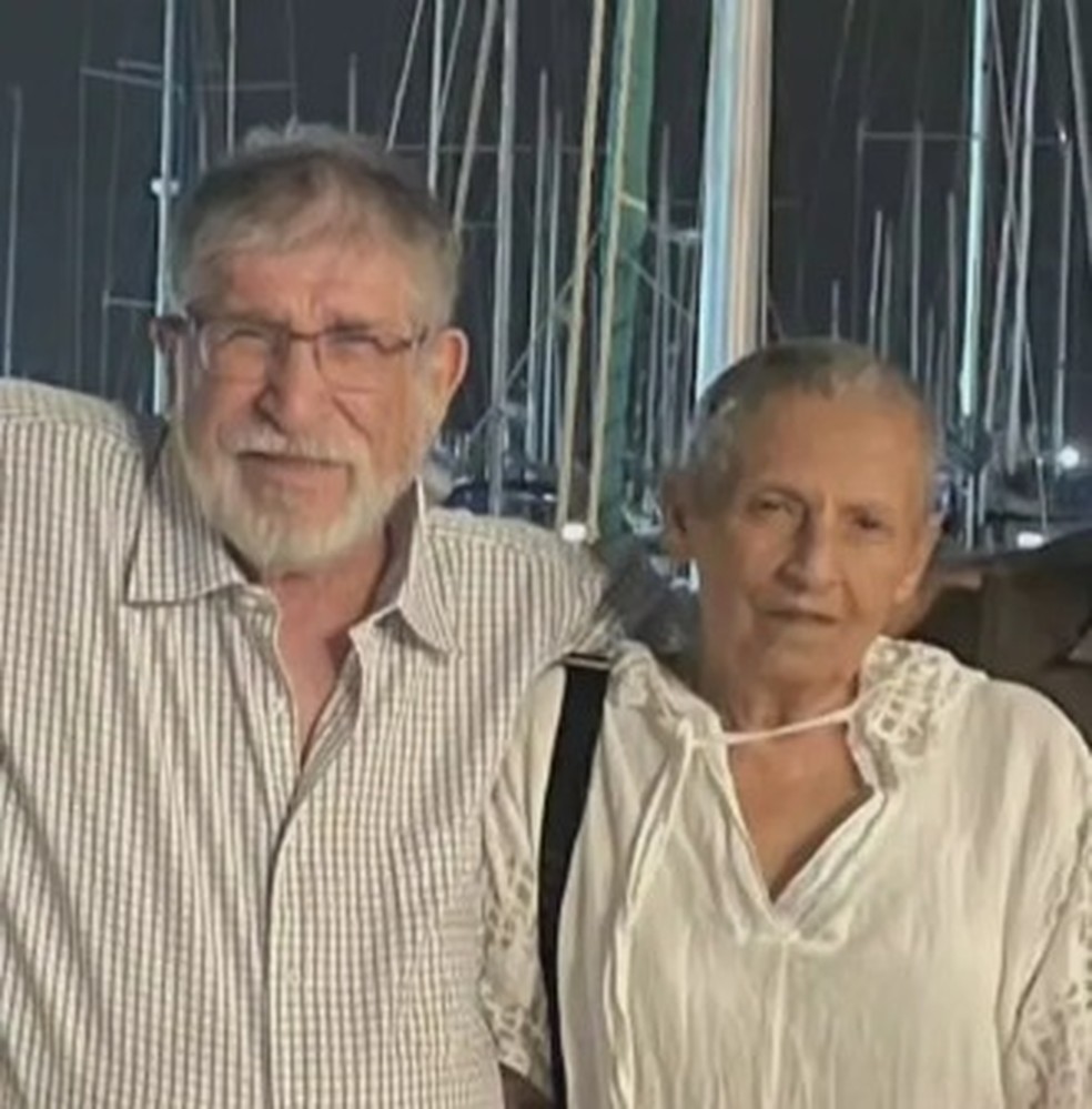 Yoram Metzger, 80, era casado com Tamar Metzger que também foi sequestrada pelo Hamas, mas libertada em novembro de 2023. — Foto: Reprodução