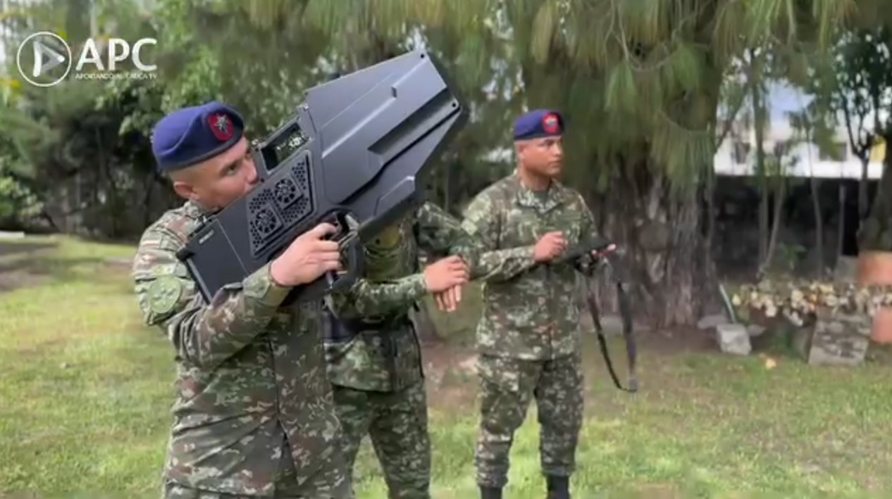 Sistema antidrone de R 10 mil de exrcito colombiano  ro | Mundo | QTU Notícias