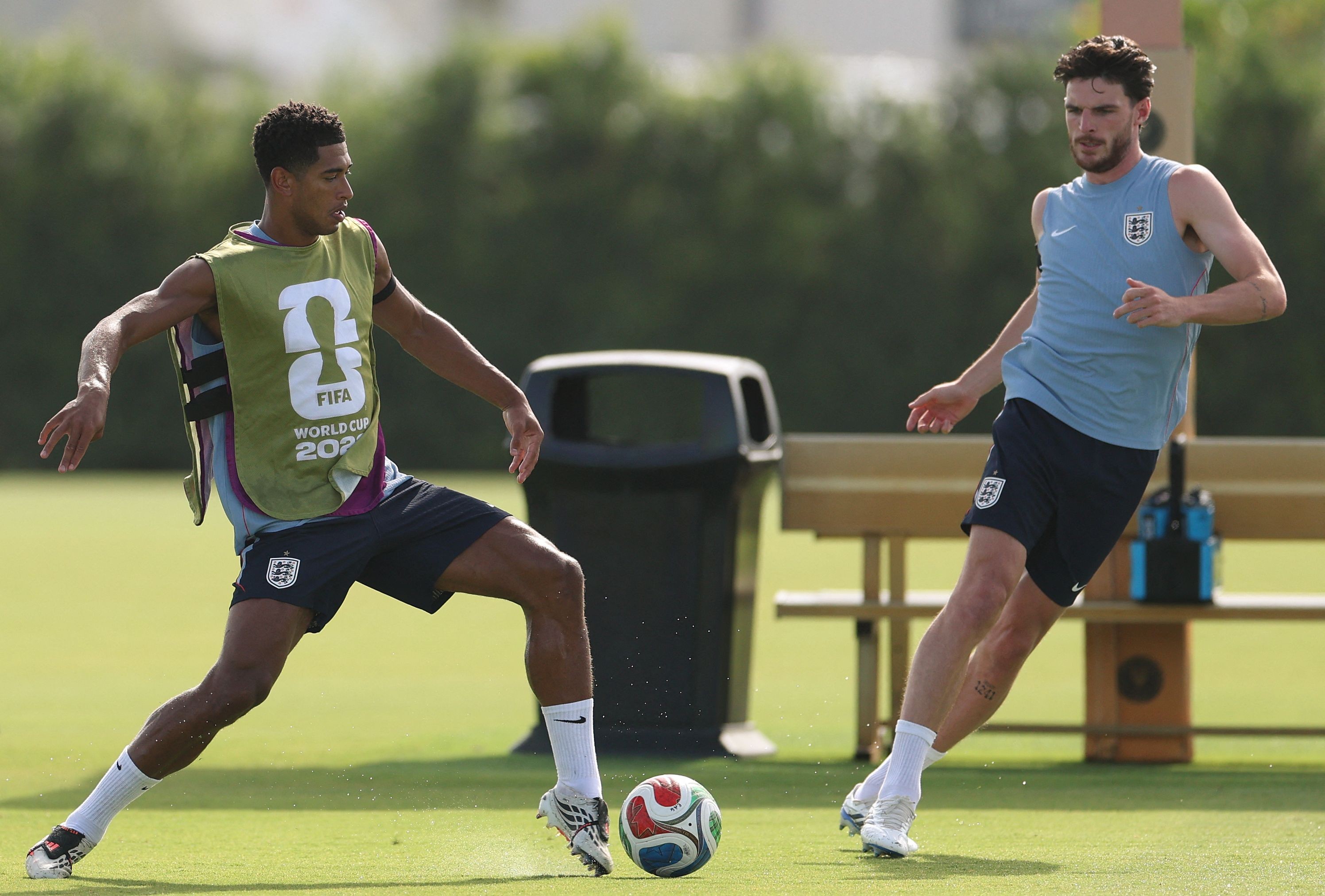 Declan Rice lutou contra doença antes da vitória da Inglaterra