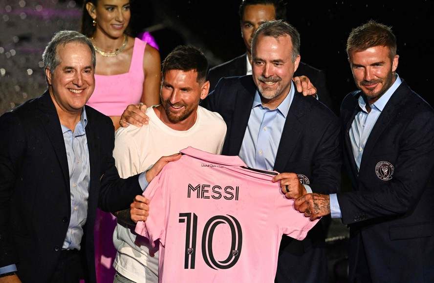 Messi é apresentado no Inter Miami