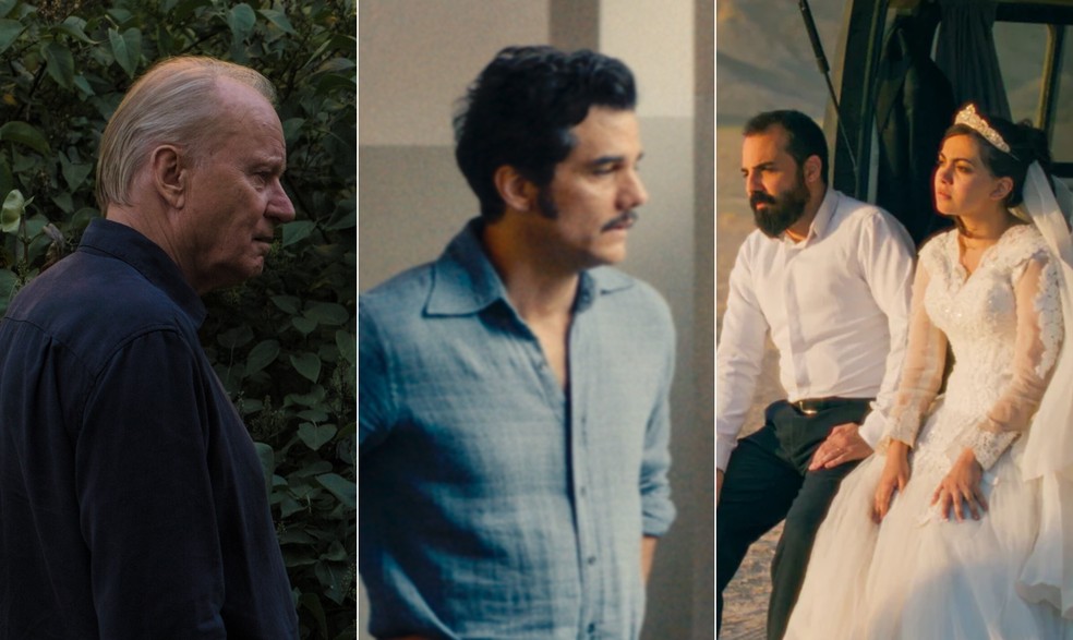 Cenas de "Valor sentimental", "O agente secreto" e "Foi apenas um acidente" — Foto: Divulgação