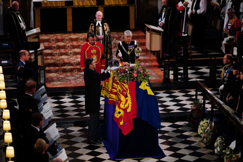 Funeral da rainha Elizabeth II — Foto: Photo by Ben Birchall / POOL / AFP