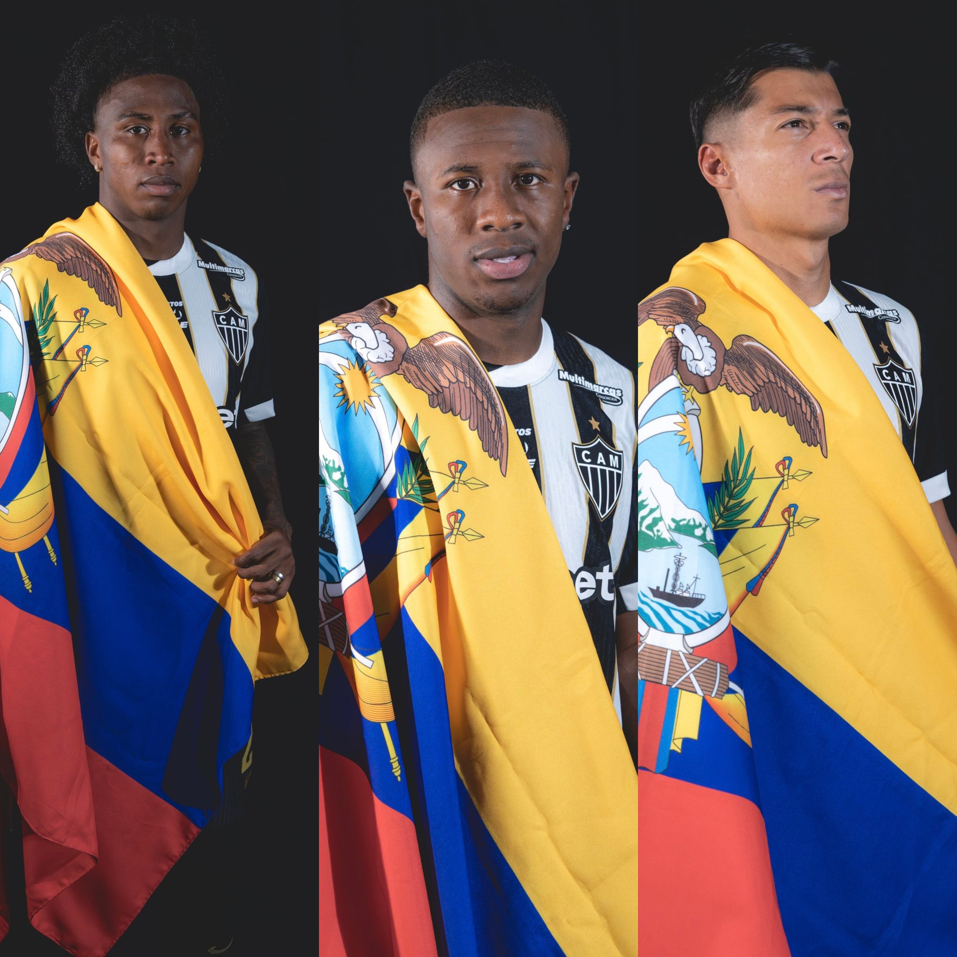 Atlético-MG celebra convocação de três jogadores do Equador e terá quatro atletas na Copa: 