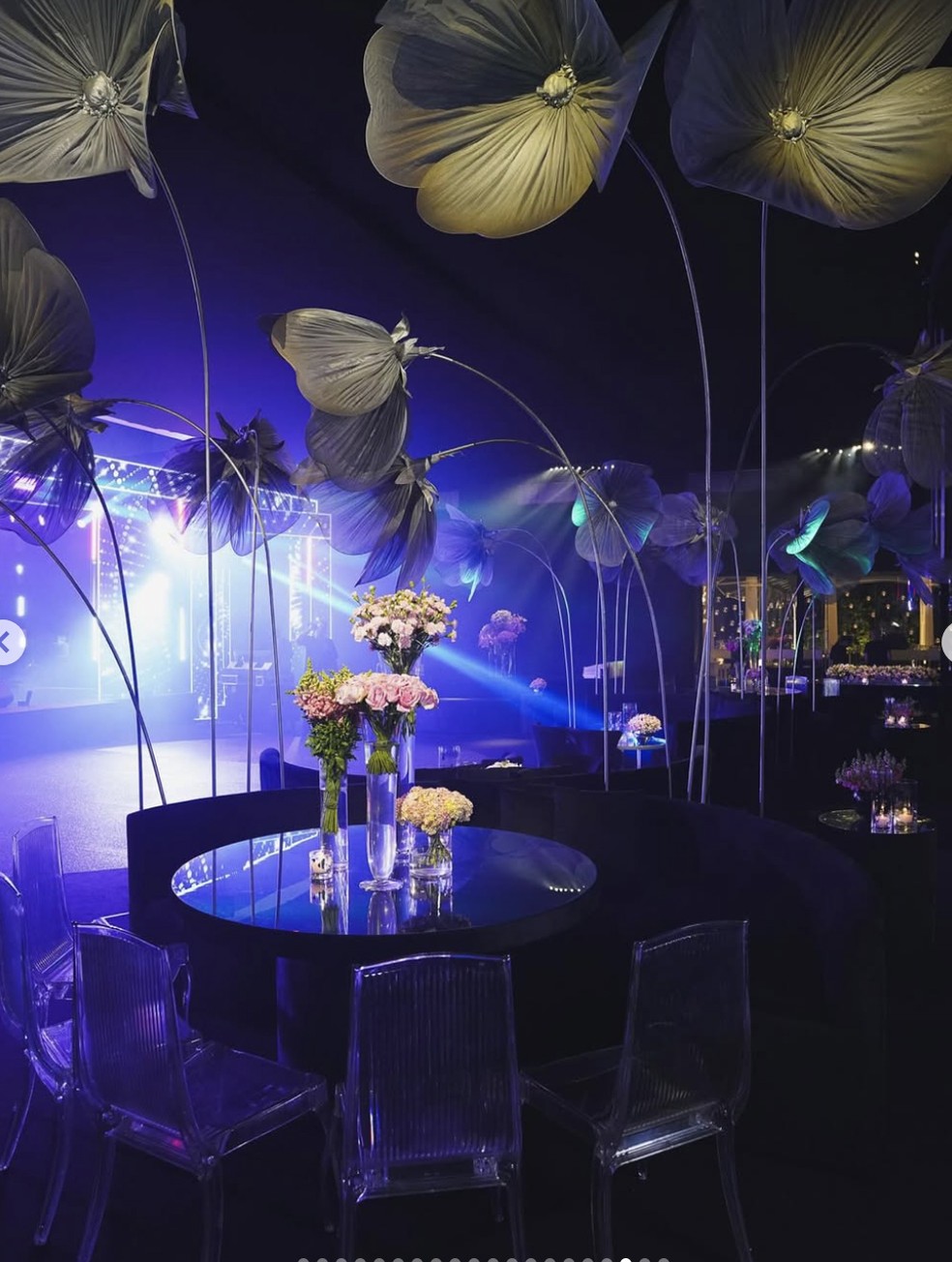 Decoração da festa de Olivia, filha de Flávia Alessandra — Foto: Reprodução Instagram