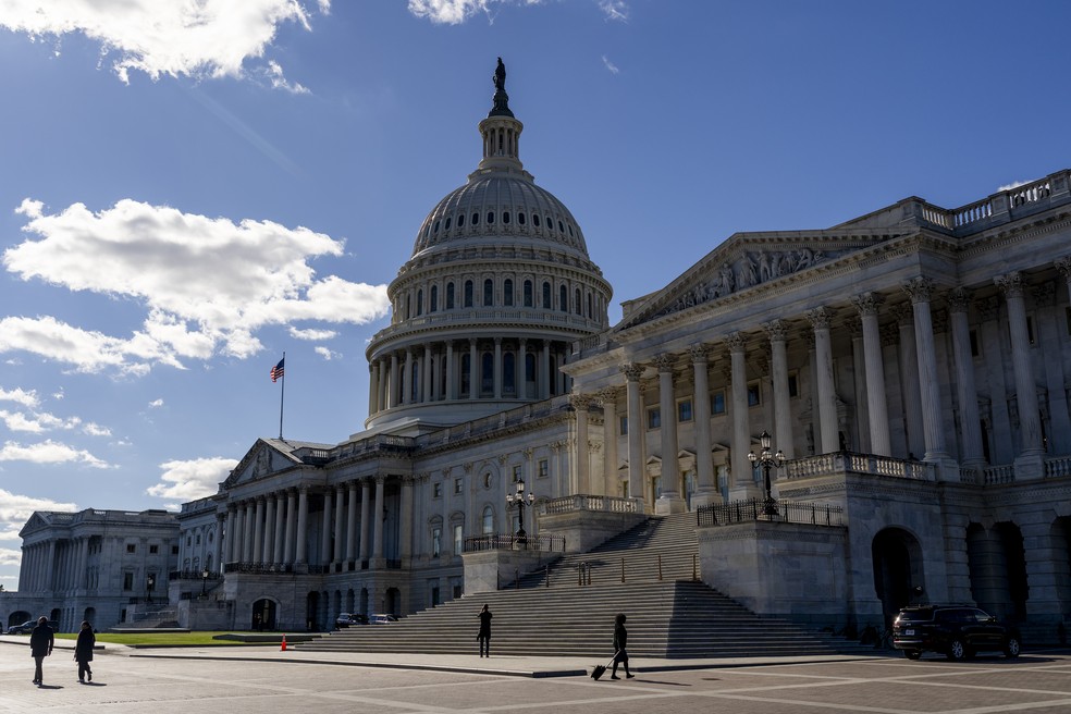 Congresso dos EUA em Washington — Foto: Eric Lee/The New York Times
