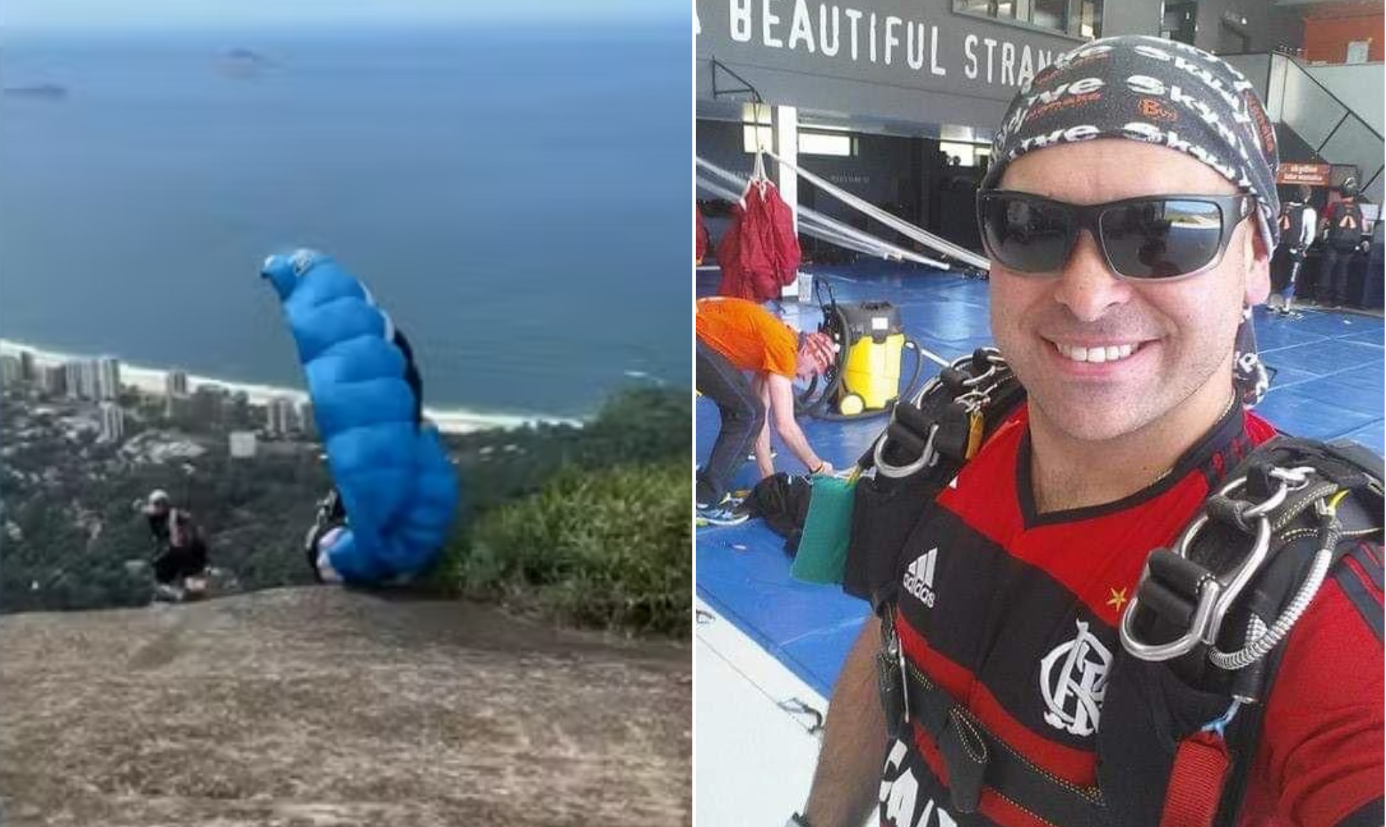 Entenda o que é speed fly, modalidade praticada por instrutor de paraquedismo que morreu após decolar na Pedra Bonita