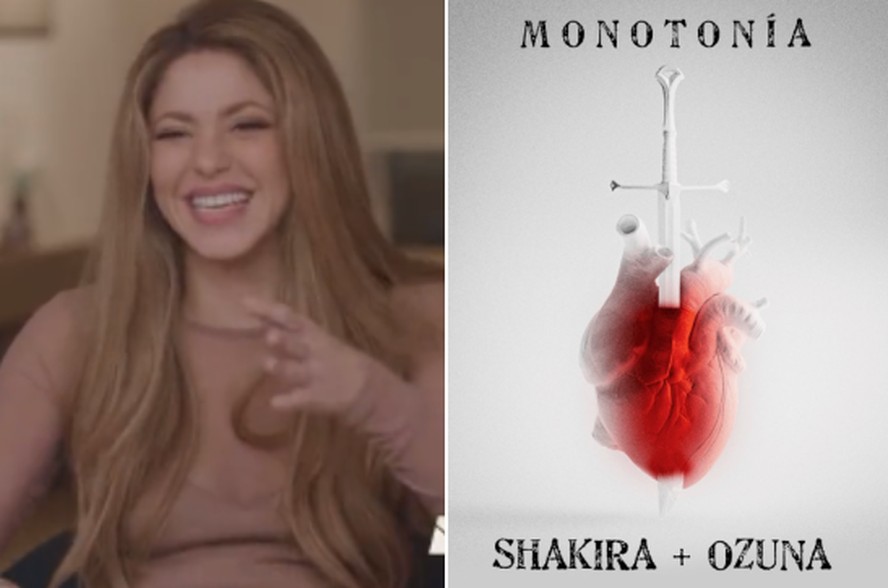 Shakira contou em entrevista transmitida em 27 de fevereiro de 2023 que Sasha, seu filho de 8 anos, criou a identidade visual do single 'Monotonía', lançado em 19 de outubro de 2022
