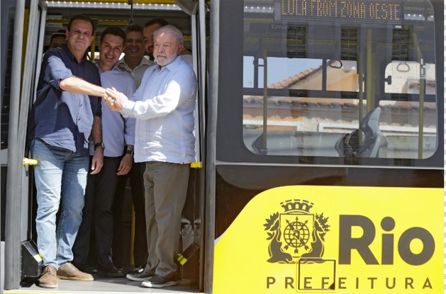 Paes reforçou que a vinda do presidente ao Rio ajuda a destravar projetos de interesse da cidade