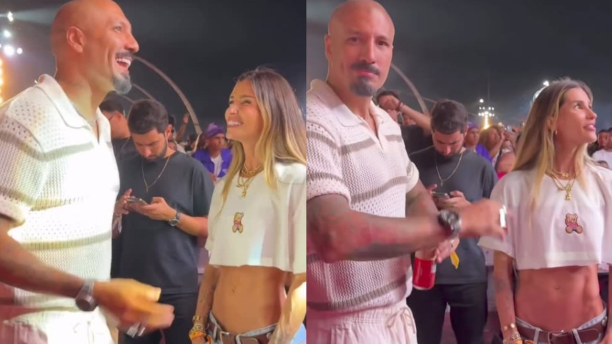 Aline Gotschalg rebate críticas sobre aparência após show de Thiaguinho ...
