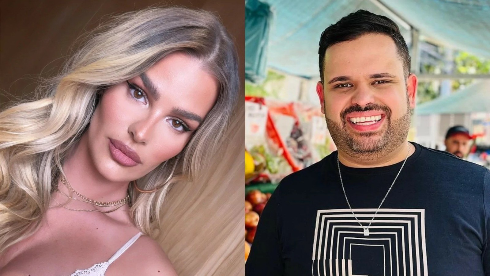 Yasmin Brunet desmentiu a informação de que seu colega de "BBB 24" Michel a teria desconvidado para o seu casamento. A modelo mostrou prints do mineiro afirmando que todos os participantes da edição permaneciam convidados para a cerimônia — Foto: Reprodução/Instagram