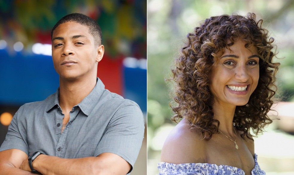 Humberto Moraes (Marlon) e Ellen (Camila Pitanga) — Foto: TV Globo