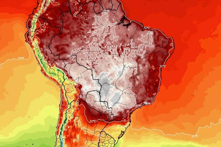 Brasil enfrentará onda de calor e temperaturas recordes em todas as regiões
