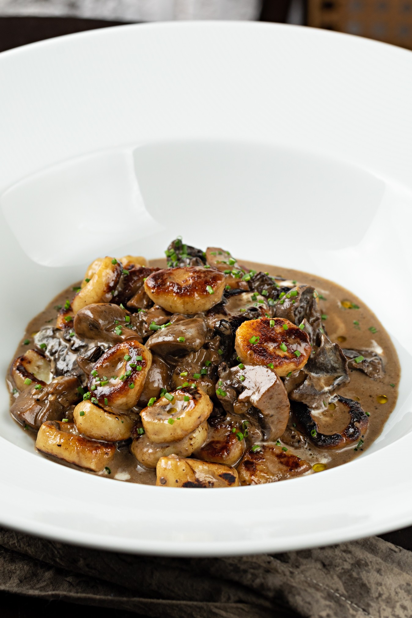 Nhoque ao funghi trufado do Babbo Osteria — Foto: Divulgação/Rodrigo Azevedo