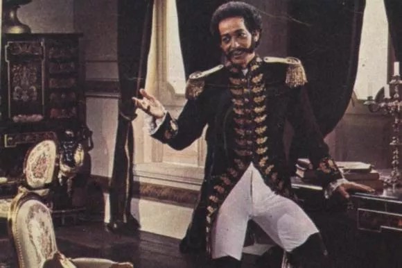 Gracindo Junior como Dom Pedro I na minissérie "Marquesa de Santos", da Manchete