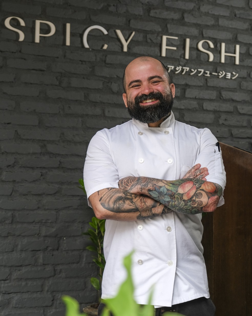 Sicy Fish: o chef Guilherme Gerard — Foto: Divulgação / Foto de Guiga Lessa