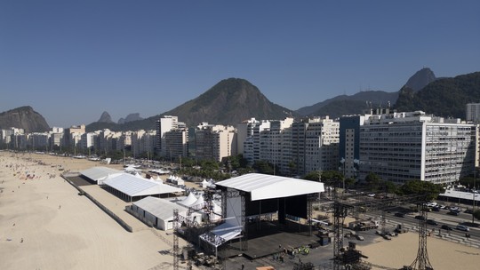 Show da Madonna: PM reforça policiamento para evitar acampamento na Praia de Copacabana a partir desta segunda-feira