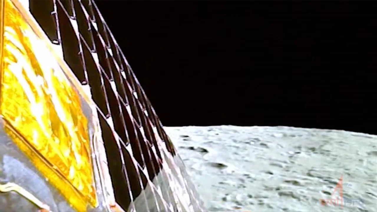 Índia pousa foguete em região inexplorada da Lua — Foto: Divulgação