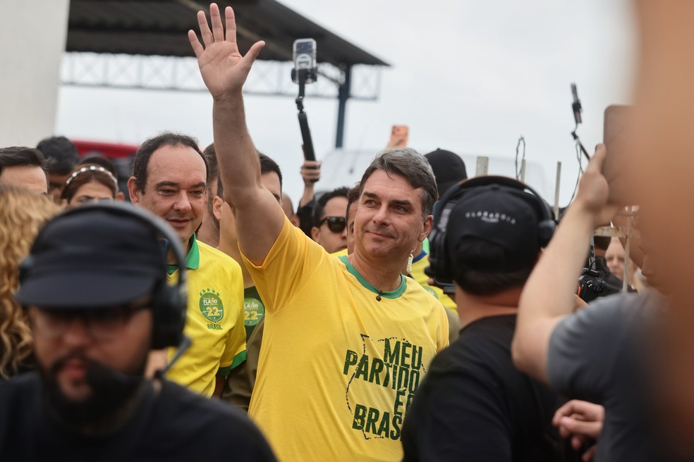 Flávio convive com um impasse sobre como se portar diante da crise no STF — Foto: Fabiano Rocha