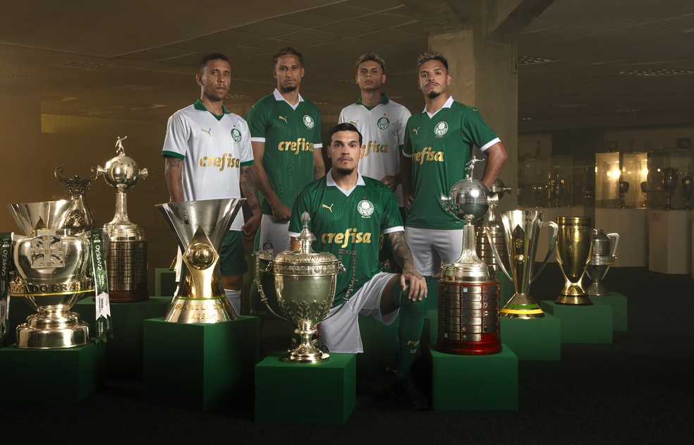 New Palmeiras uniforms for the 2024 season — Photo: Reproduction