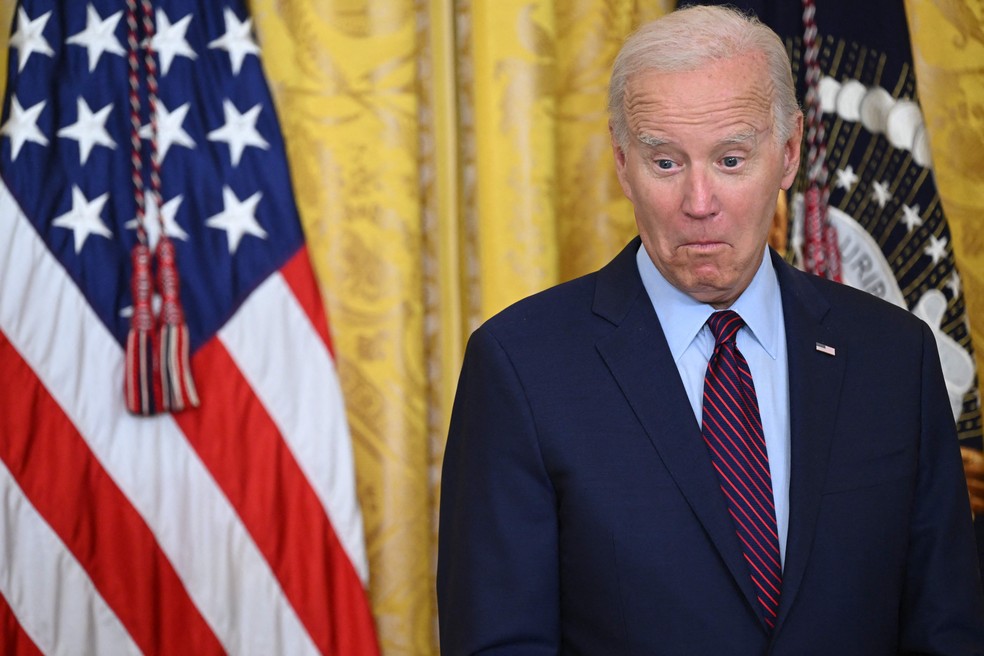 O presidente dos EUA, Joe Biden. — Foto: SAUL LOEB/AFP