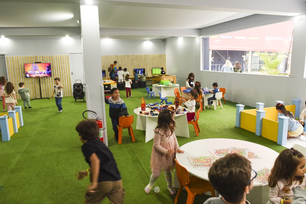 Espaço Kids Alfa CEM Bilíngue no Rio Gastronomia 2025 — Foto: Alex Ferro