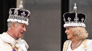 Charles e Camilla, rei e rainha do Reino Unido — Foto: Oli SCARFF / AFP