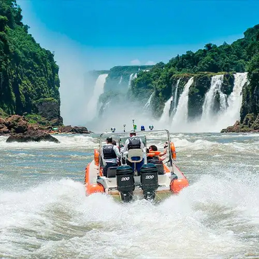 Turista morreu durante passeio nas cataratas em Foz do Igua&ccedil;u &mdash; Foto: Divulga&ccedil;&atilde;o | Macuco Safari