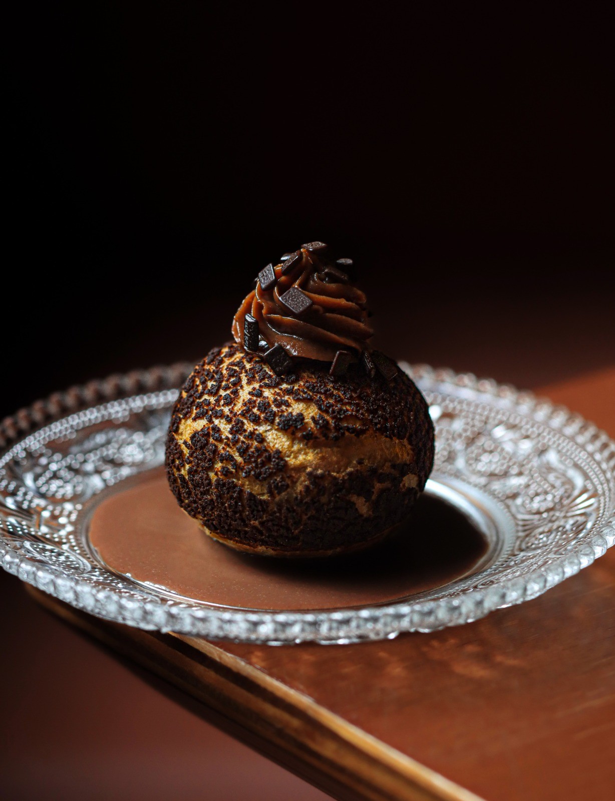 Choux de brigadeiro do Koral — Foto: Divulgação