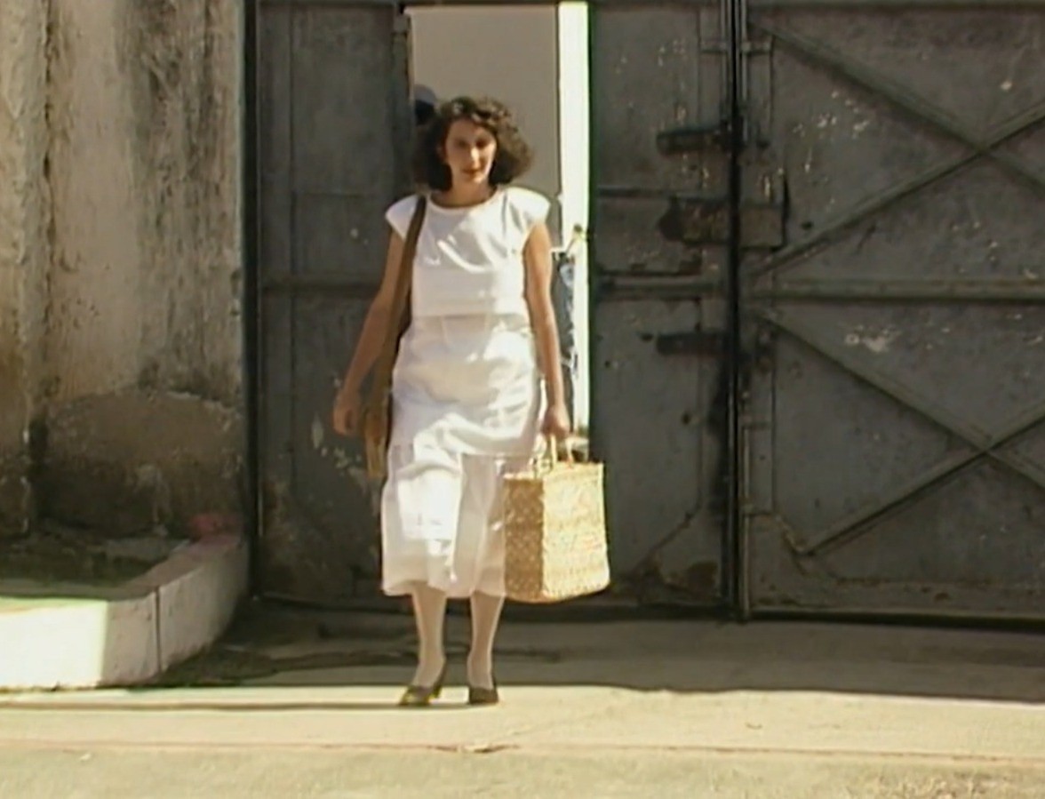 Consuelo (Rosane Gofman) se deu mal. Ela terminou a novela indo visitar o namorado Olavo (Paulo Reis) na cadeia — Foto: Reprodução/TV Globo