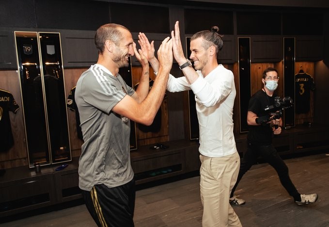 Gareth Bale saiu do Real Madrid para o LAFC, da MLS. Vai jogar com Chiellini,ex-Juventus — Foto: LAFC/Divulgação