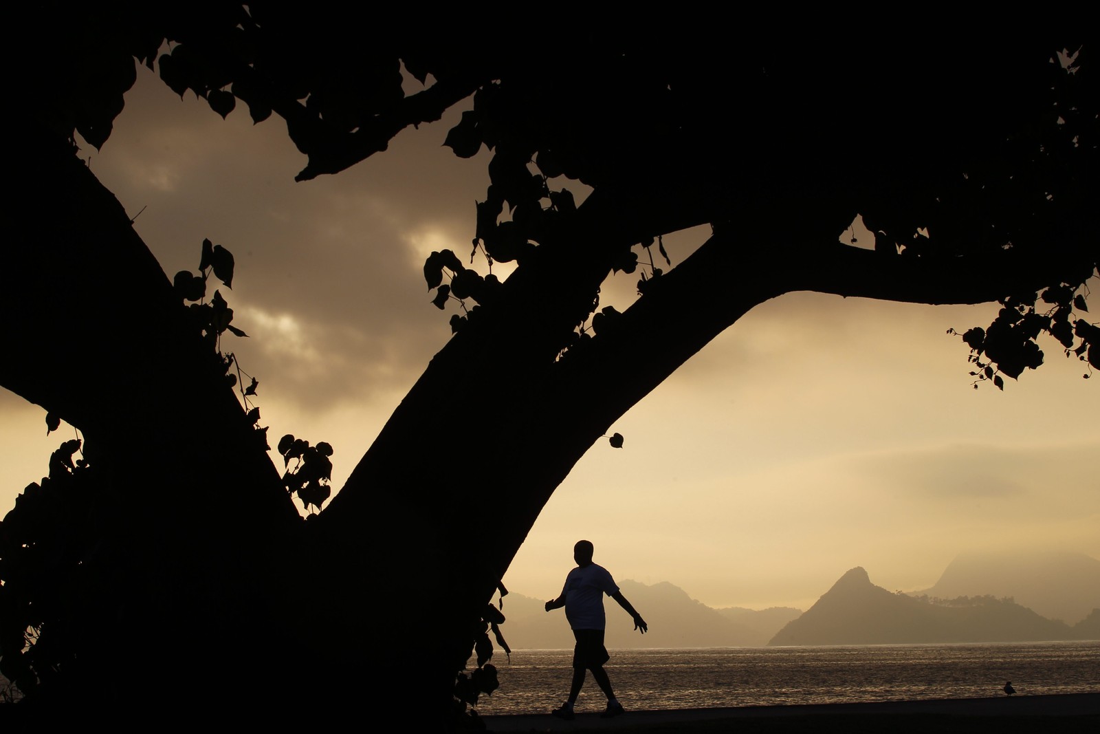 Não importa o céu: o Rio é de beleza ímpar  — Foto: Coimbra/Agência O Globo 