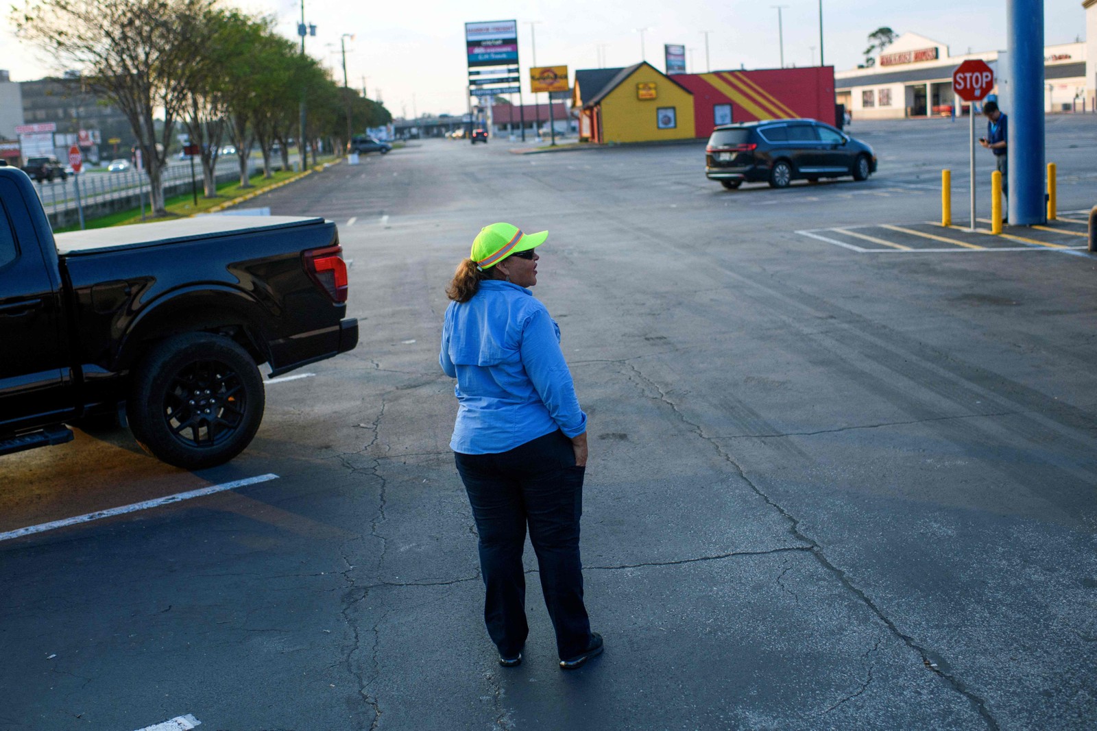 It broadcasts its patrols live through the Latino neighborhoods of Houston, the fourth most populous city in the country and the largest in Texas - Photograph: Mark Felix/AFP