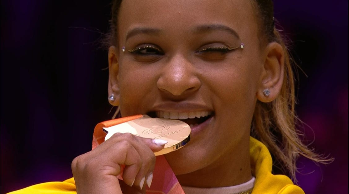 Sportv prepara série sobre ginástica que terá participação de Rebeca Andrade