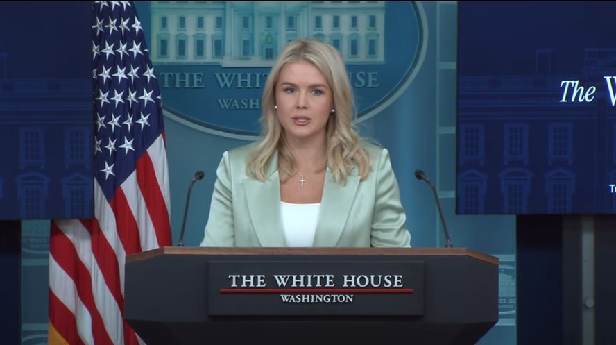 Karoline Leavitt, porta-voz da Casa Branca