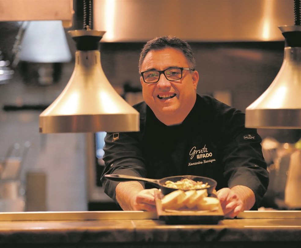 O chef Alexandre Henriques — Foto: Lucas Tavares