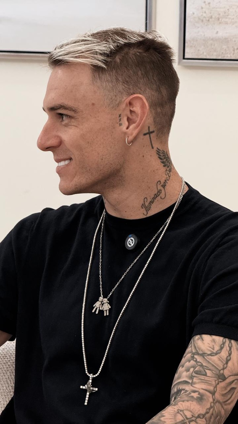 Róger Guedes in an exclusive interview with GLOBO — Photo: Talents Sports