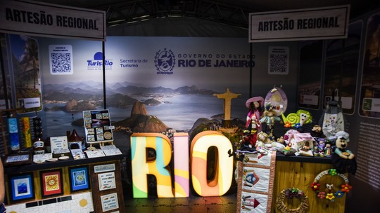 Artesãos de diferentes municípios fluminenses mostram seus trabalhos em estande no Rio Gastronomia