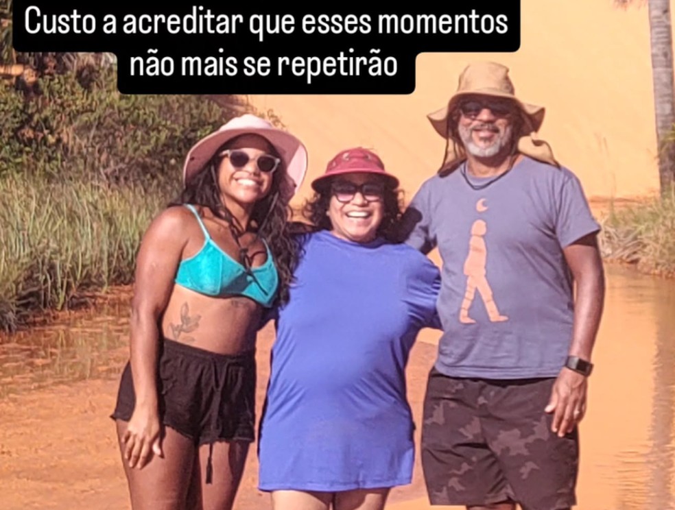 Pai publica homenagem para Juliana Marins, morta após acidente em trilha na Indonésia — Foto: Reprodução/Instagram