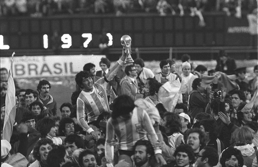 Argentina foi campeã da Copa do Mundo de 1978 — Foto: SEBASTIÃO MARINHO