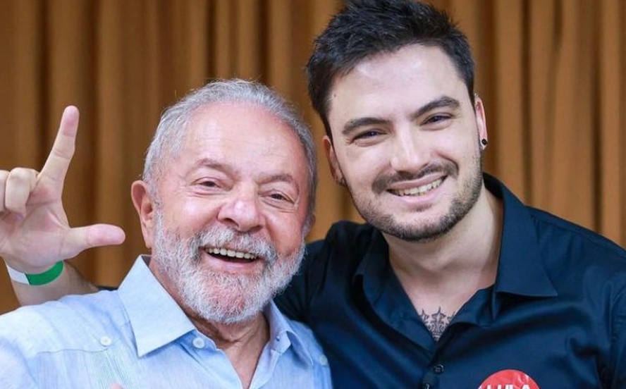Lula e Felipe Neto em evento com influenciadores digitais em São Paulo