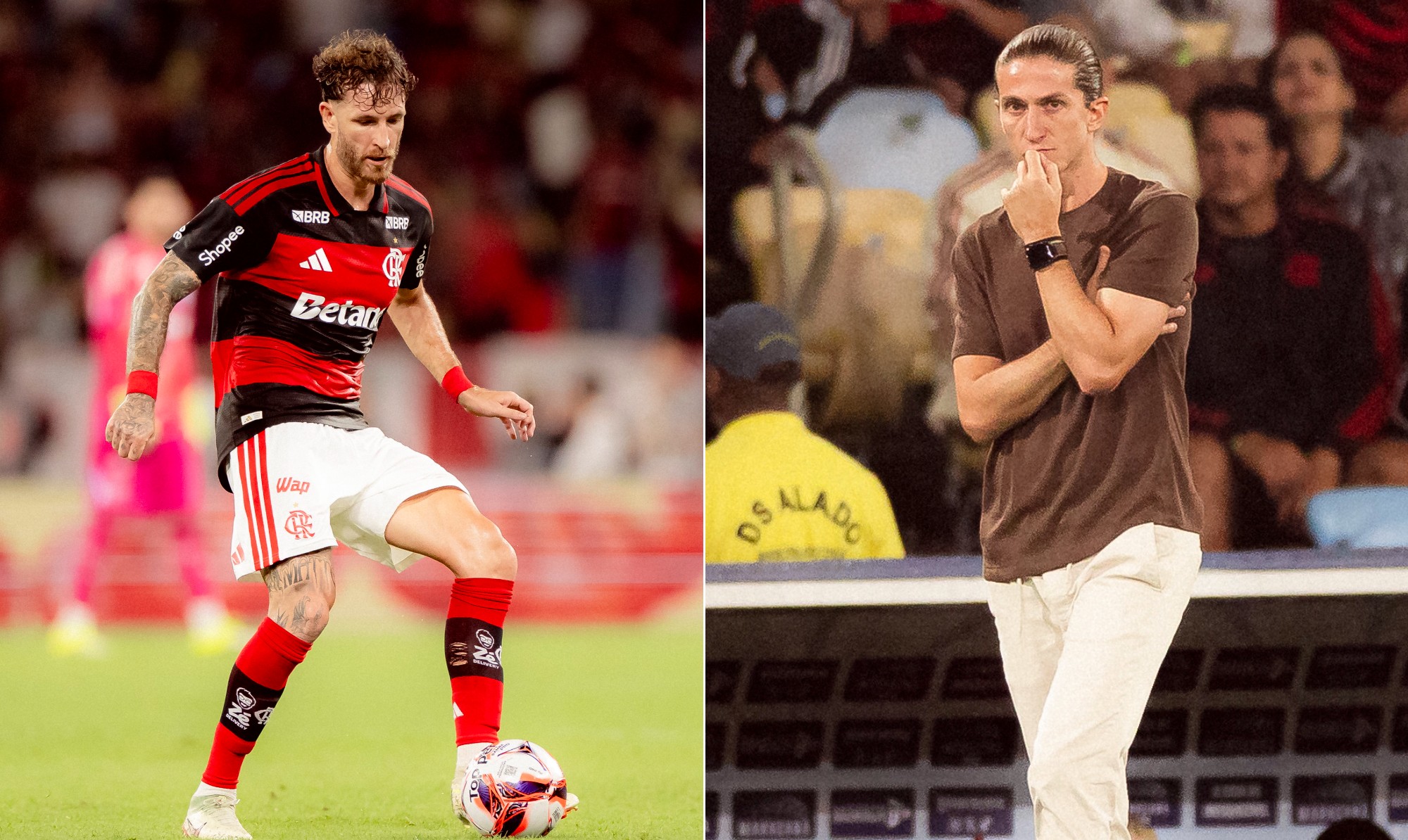 Filipe Luís e Léo Pereira falam de volta antes do previsto no Flamengo: ‘Interesses da instituição’