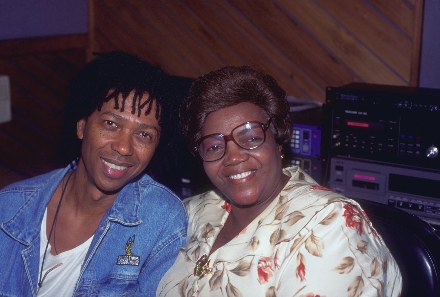 Javan with Donna Evoni Lara in 1997 - Photo: Disclosure