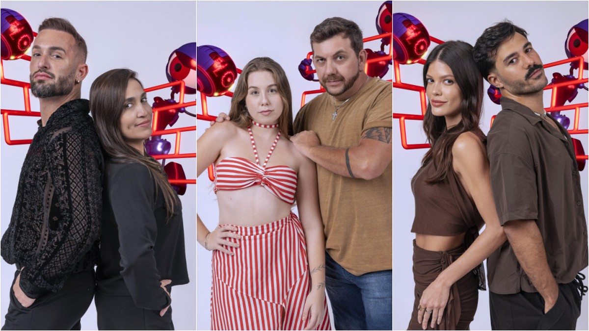 Enquete 'BBB 25': qual dupla você quer que saia no paredão entre Daniele e Diego Hypolito, Edilberto e Raissa e Vitória Strada e Mateus?