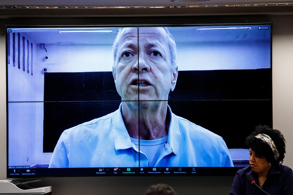 Caso Marielle: Chiquinho Brazão na Comissão de Ética da Câmara dos Deputados. — Foto: Brenno Carvalho / Agência O Globo