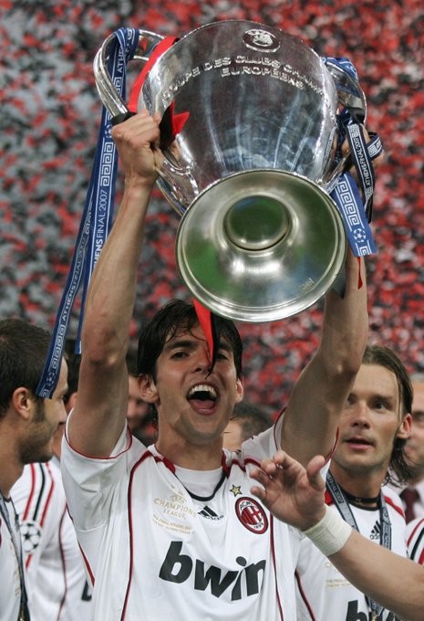 Kaká na champions 2007 — Foto: Reprodução