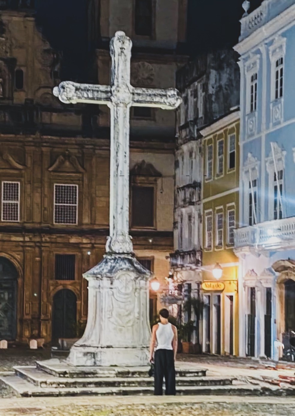 Shawn Mendes no Pelourinho — Foto: Reprodução/Instagram