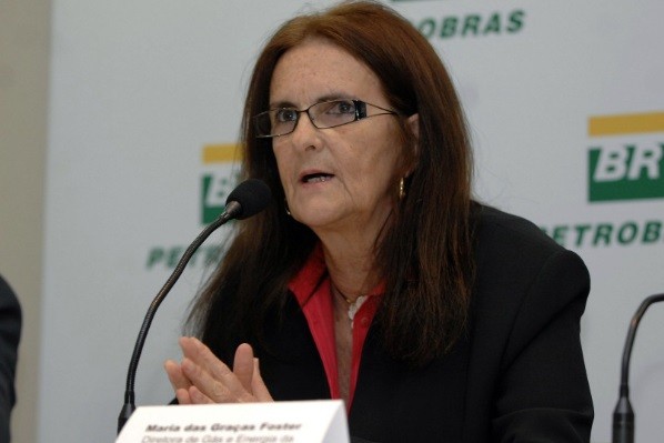 Maria da Graça Foster foi presidente da empresa de fevereiro de 2012 a fevereiro de 2015, no governo de Dilma Rousseff — Foto: Divulgação/Agência Petrobras