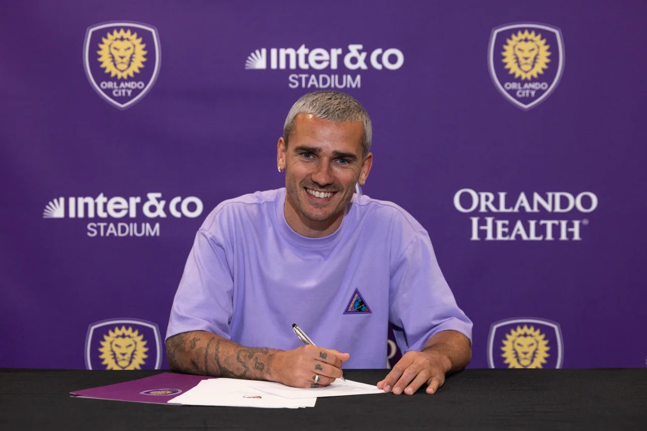Orlando City, dos Estados Unidos, anuncia contratação de Griezmann, do Atlético de Madrid
