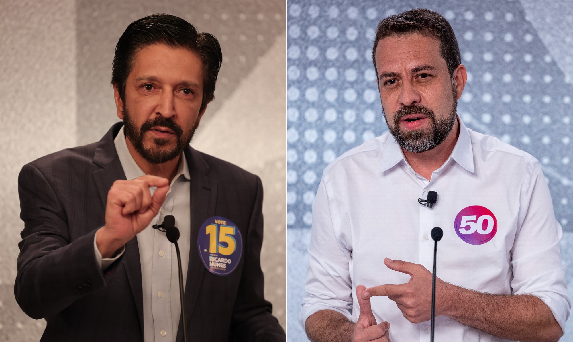 A primeira pesquisa Datafolha em SP para o segundo turno entre Nunes e Boulos